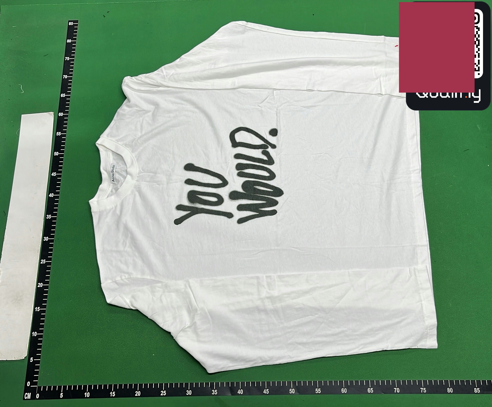 Acne Studios "You WOULD" Long Sleeve Shirt QC