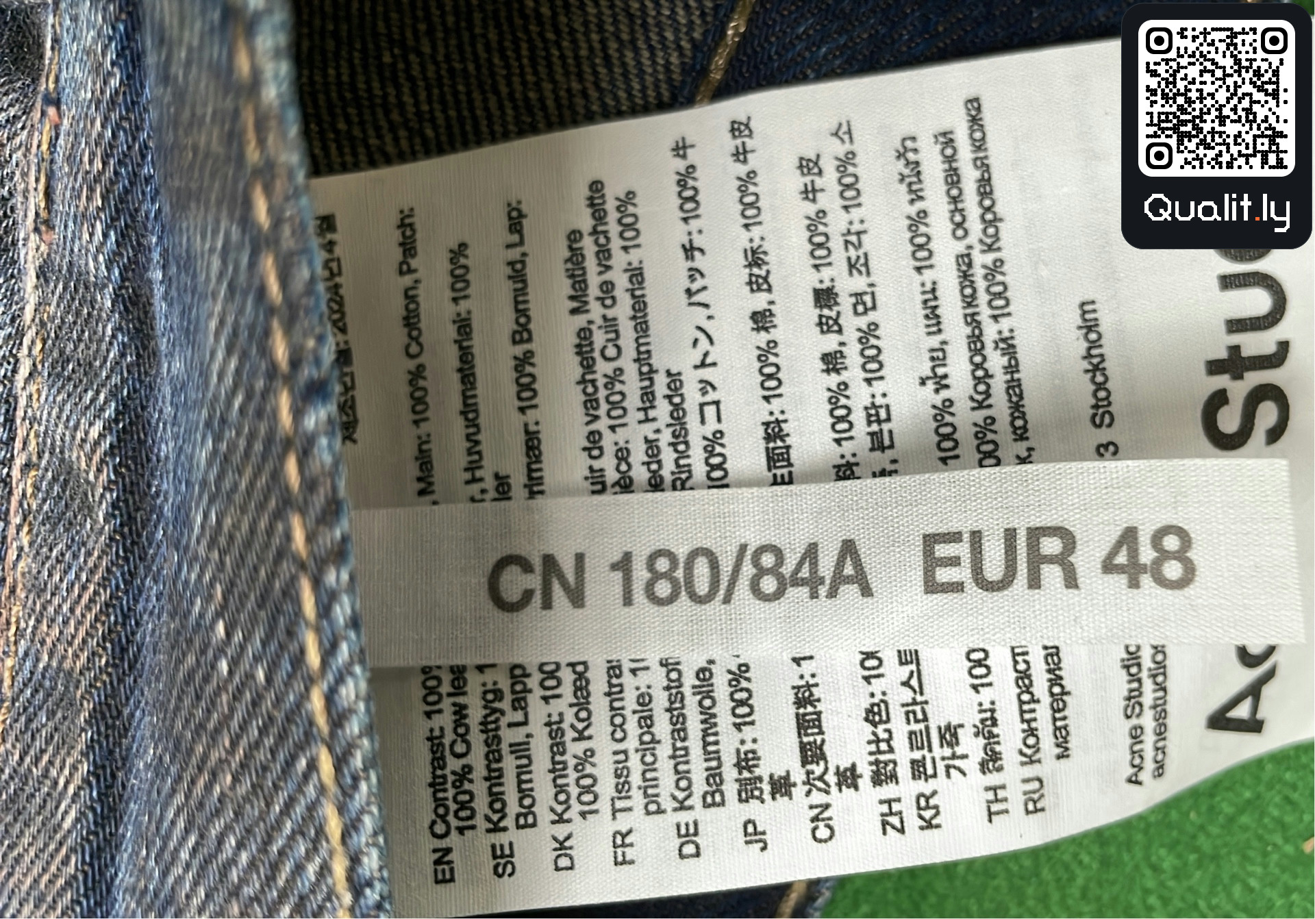 Acne Studios "You WOULD" Long Sleeve Shirt QC