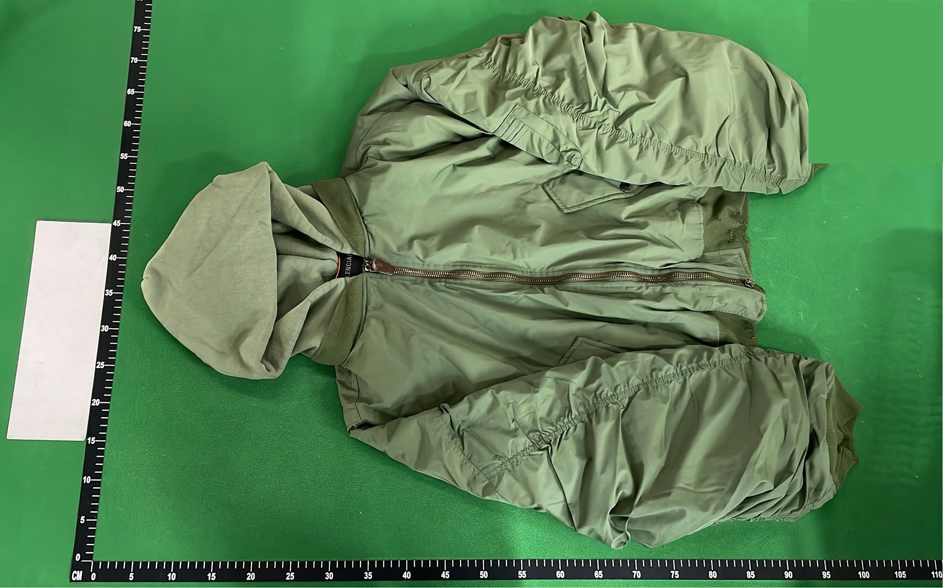 Balenciaga Hooded Bomber Jacket QC
