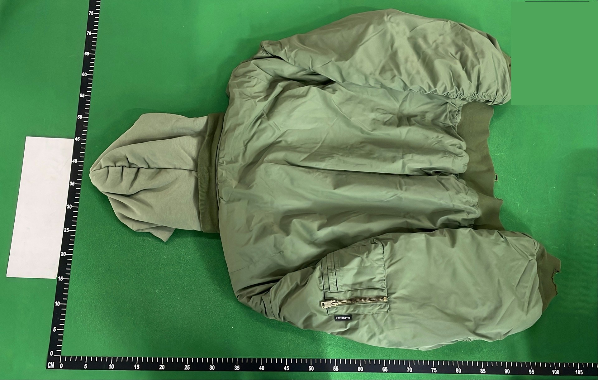 Balenciaga Hooded Bomber Jacket QC
