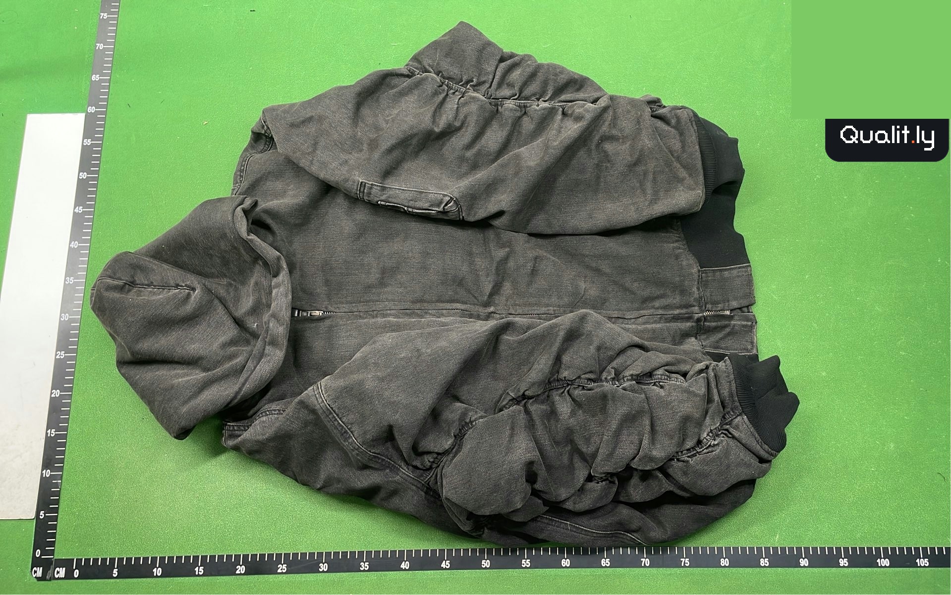 Balenciaga Hooded Bomber Jacket QC