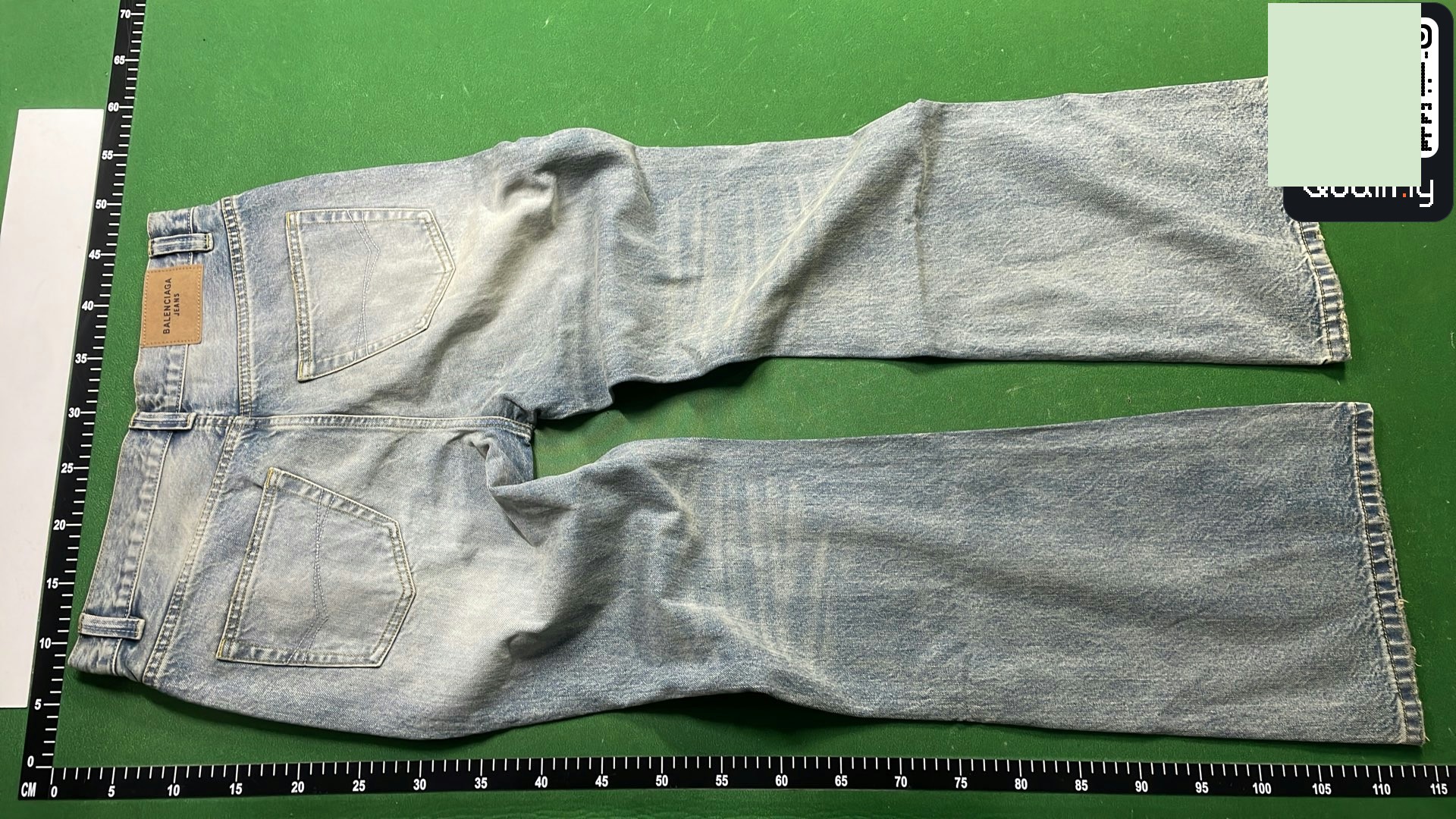 Balenciaga Lost Tape Flared Jeans QC