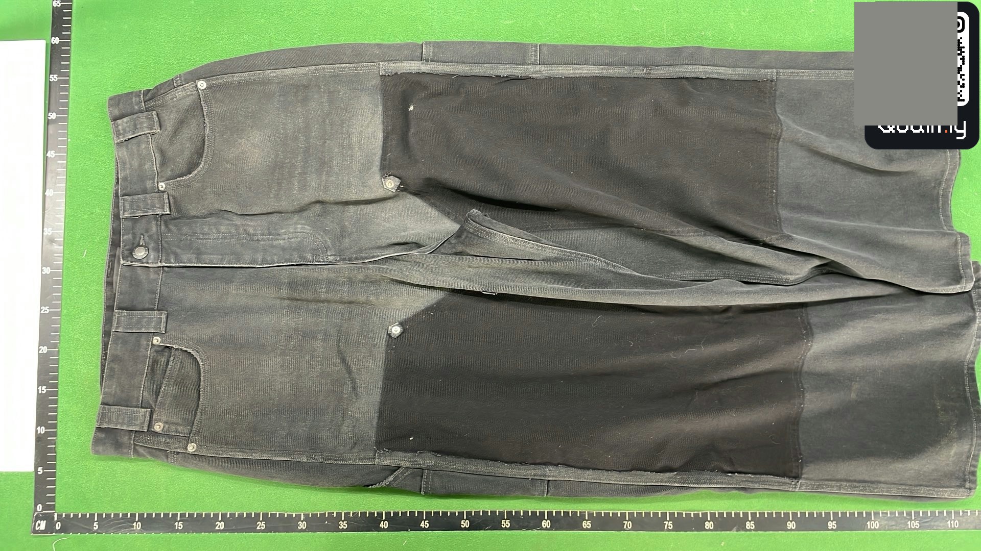 Balenciaga Panelled Cotton Trousers QC