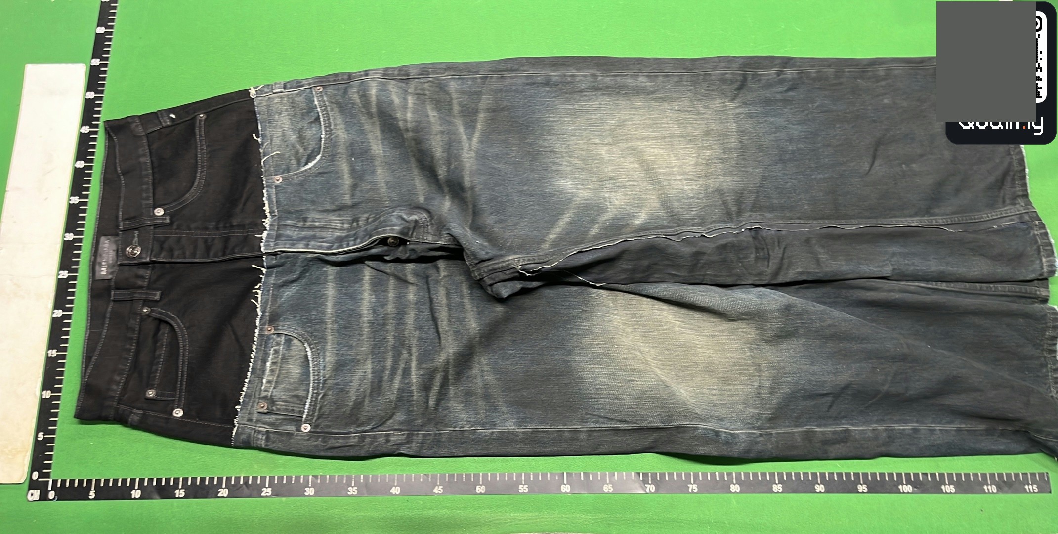 Balenciaga Ripped Off Baggy Pants QC