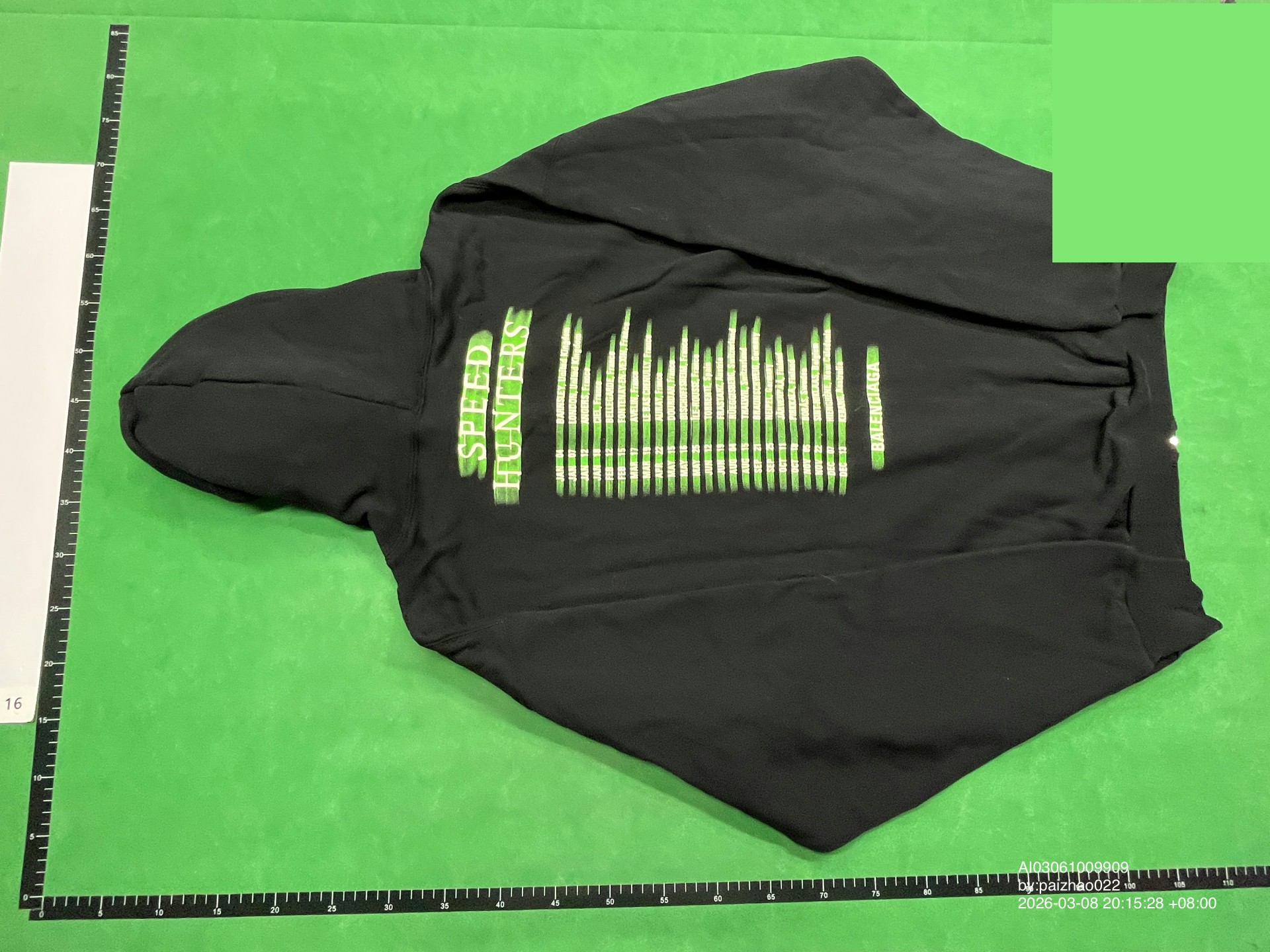 Balenciaga "Speed Hunters" Zip-Up Hoodie QC