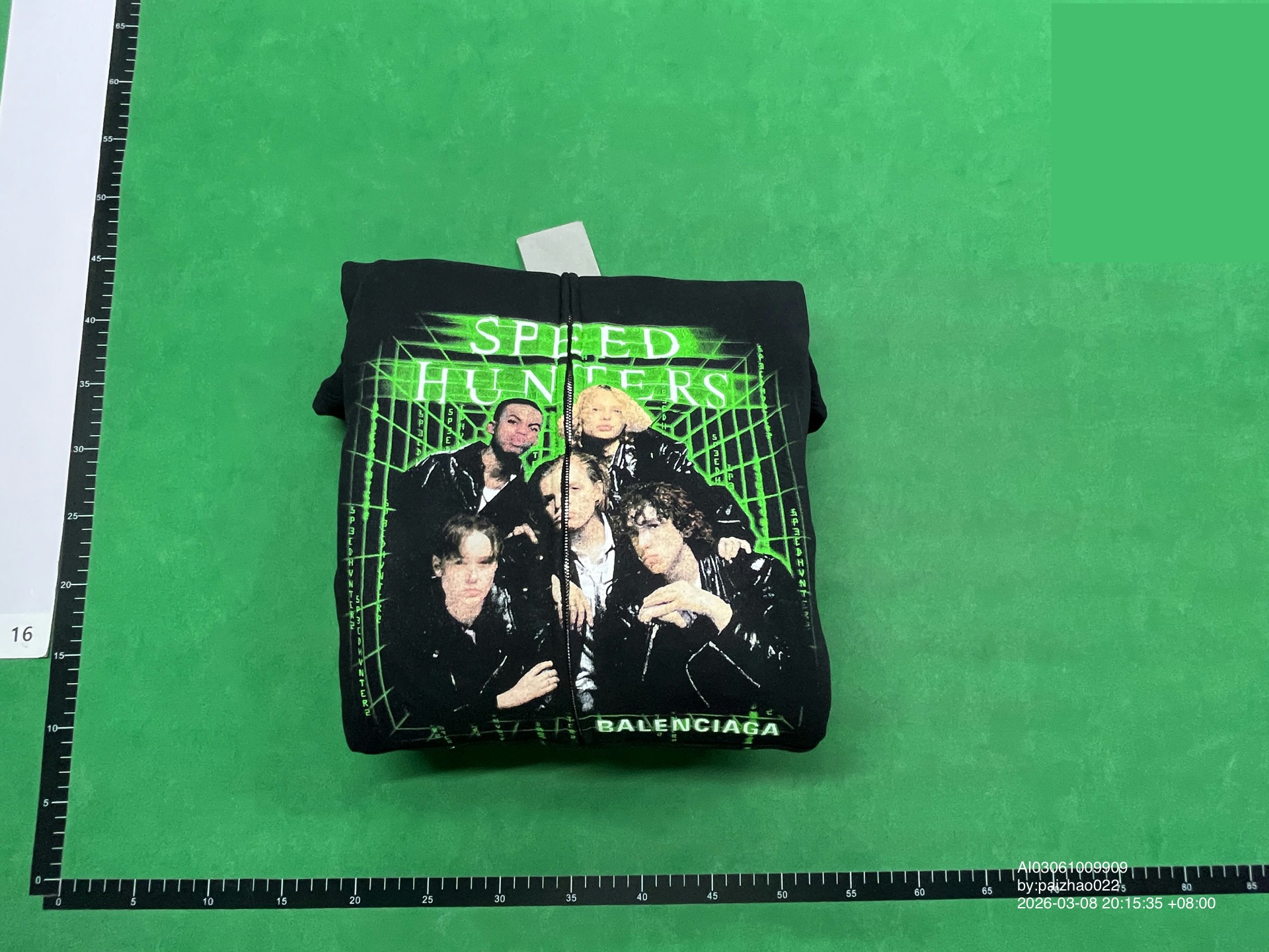 Balenciaga "Speed Hunters" Zip-Up Hoodie QC