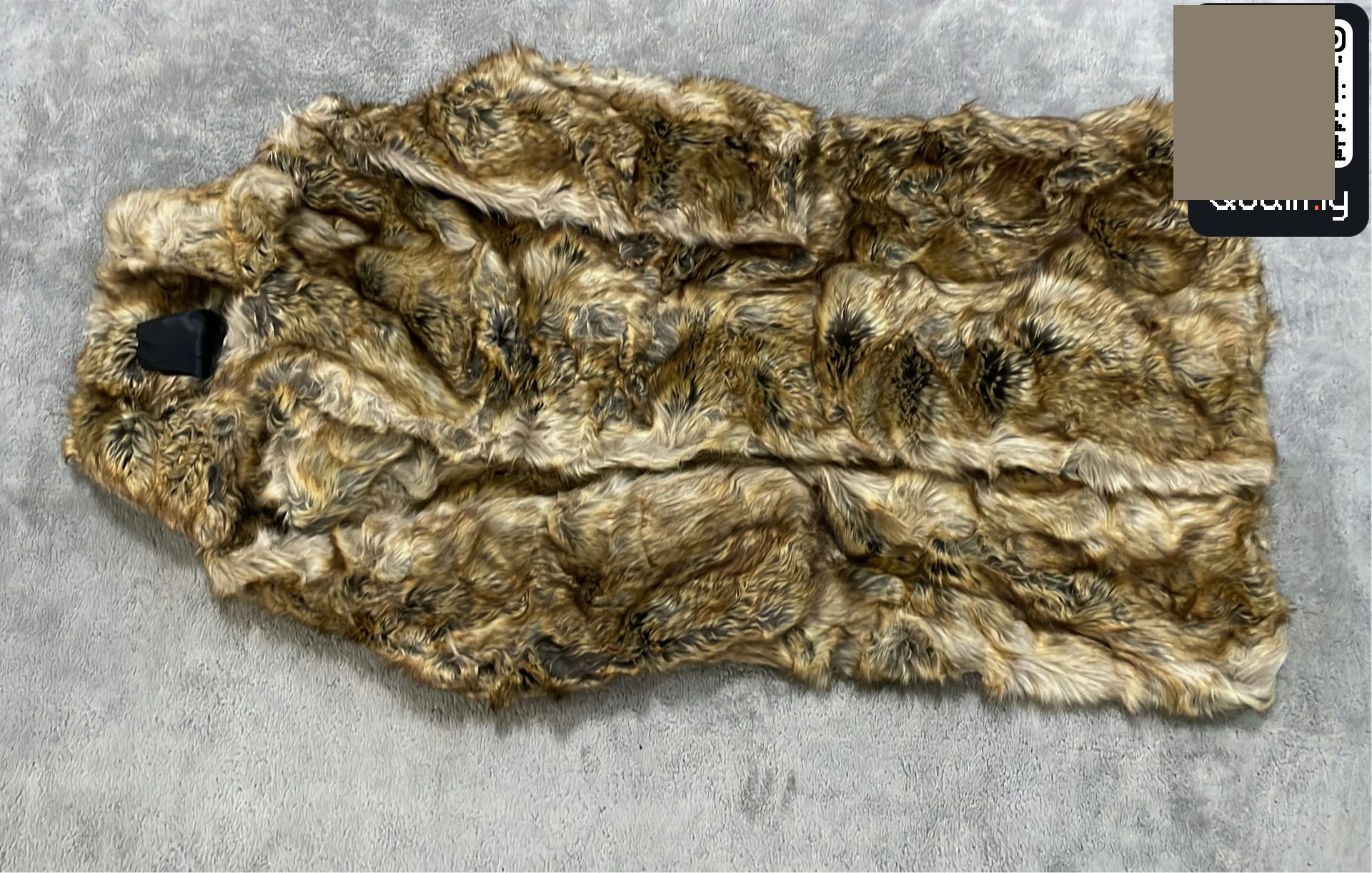 Givenchy Oversized Faux Fur Coat QC