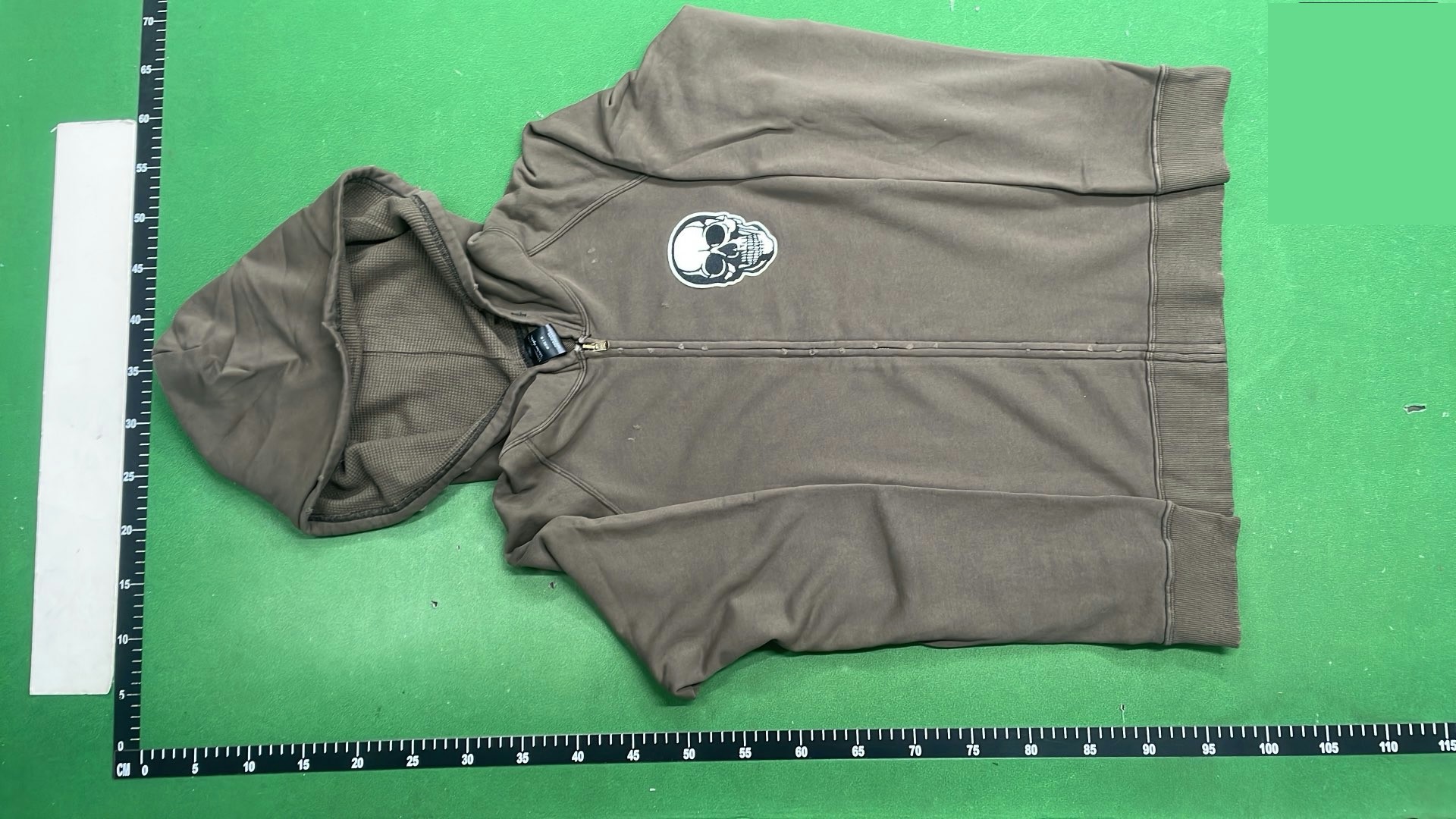 Number (N)ine "Dream Baby Dream" Double Skull Zip-Up Hoodie QC