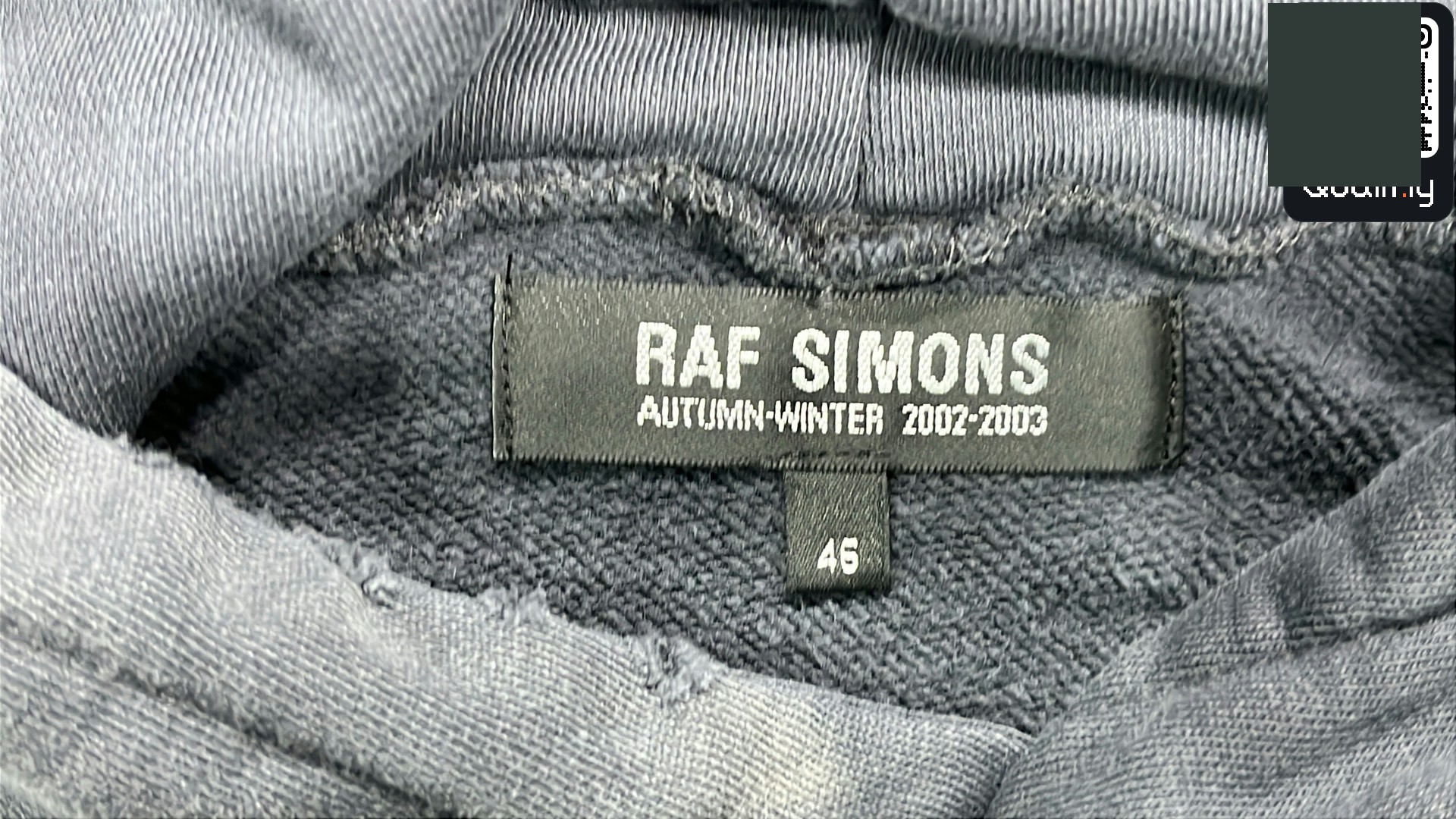 Raf Simons Virginia Creeper Hoodie Gray QC