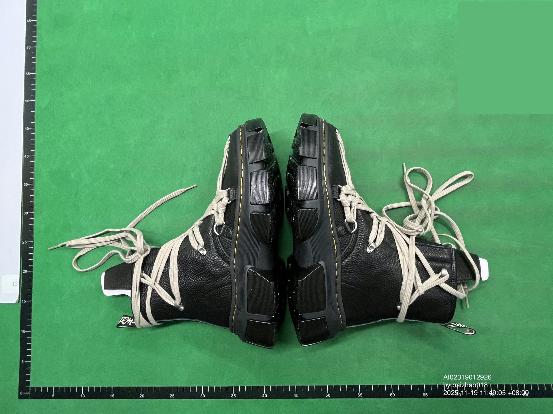 Rick Owens X Doc Martens Jumbo Lace QC