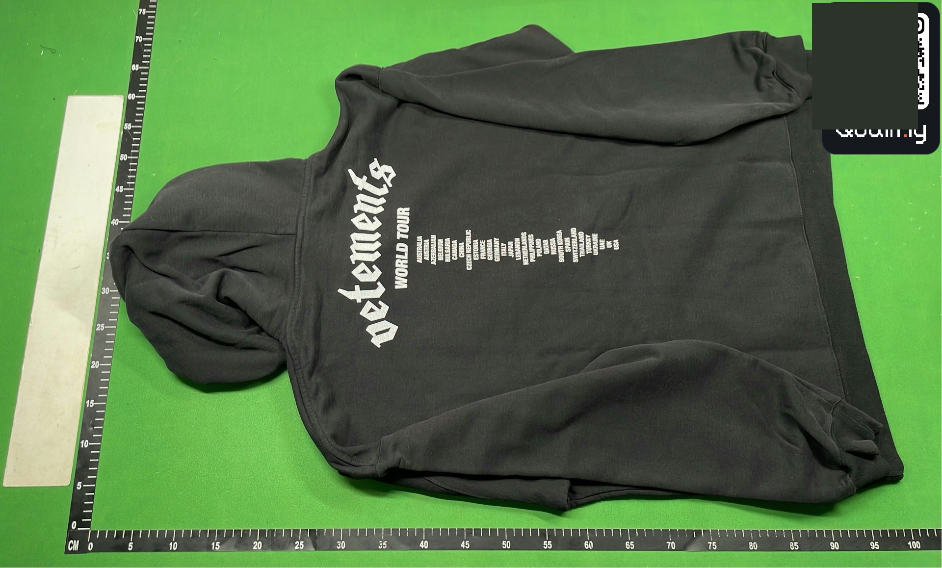 Vetements Motörhead "Wörld Is Yours" Hoodie QC