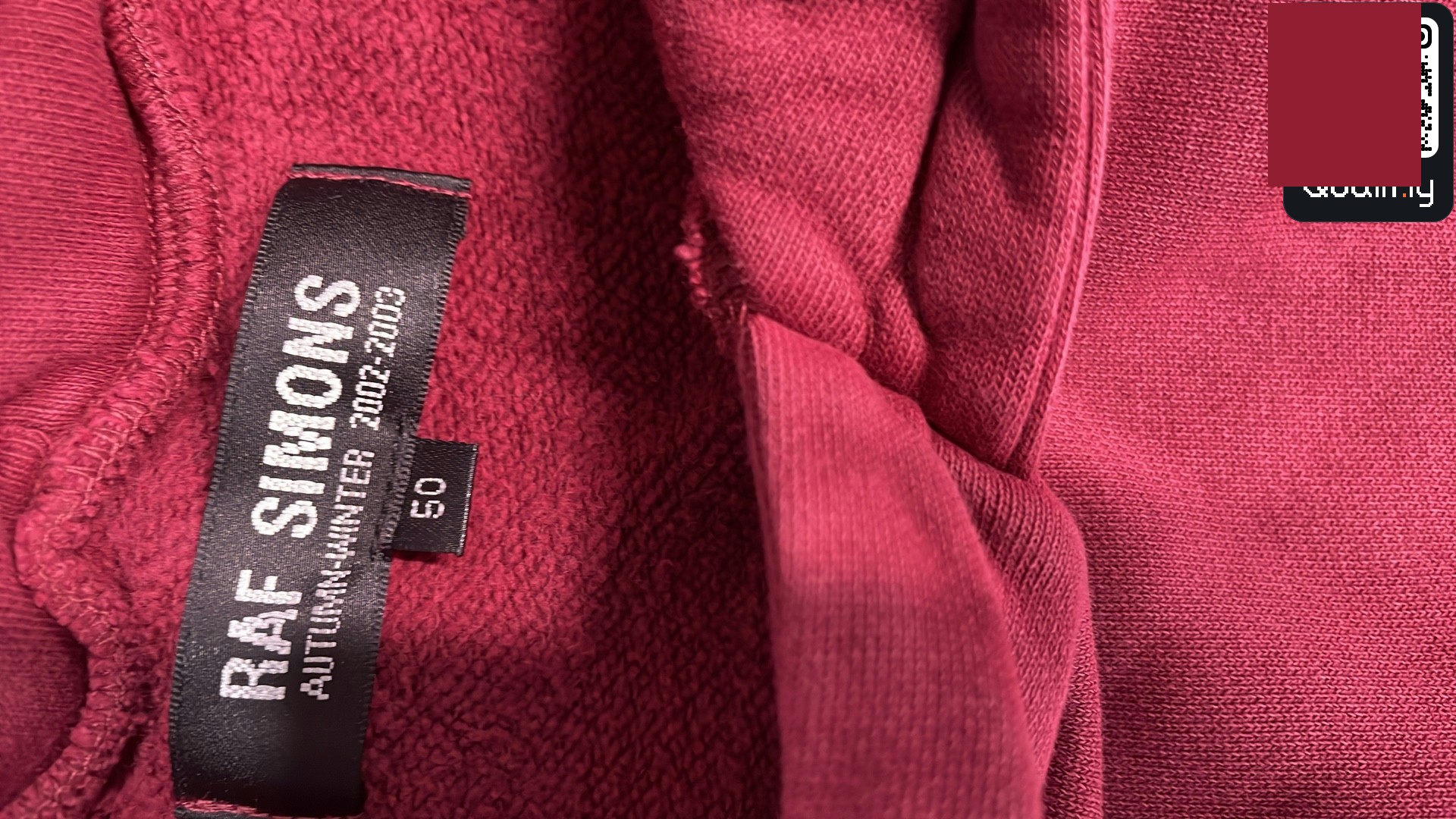 Raf Simons Virginia Creeper Hoodie QC